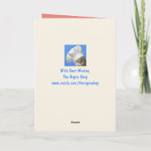 Classy Goose en Necktie Birthday Kaart (Achterkant)