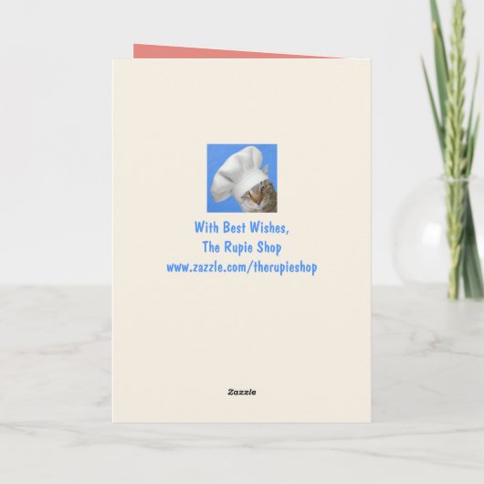 Classy Goose en Necktie Birthday Kaart (Achterkant)