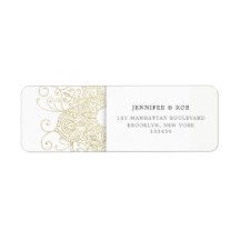 Classy gouden folie look Mandala minimalistisch