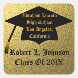 Classy gouden klasse van 20XX Afstuderen Stickers