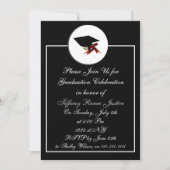 classy Graduation party Invitation (Devant)