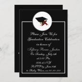 classy Graduation party Invitation (Devant / Derrière)