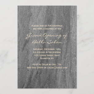 Classy Granite Grand Opening Uitnodiging