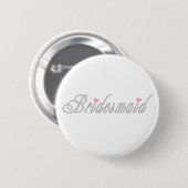 Classy Grays Bridesmaid Ronde Button 5,7 Cm (Voorkant /achterkant)