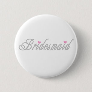 Classy Grays Bridesmaid Ronde Button 5,7 Cm