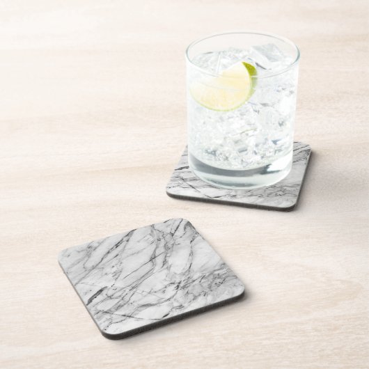 Classy Grey & White Marble Design Onderzetter Set (Rechterzijde)