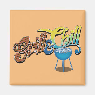 Classy Grillin' Magneet
