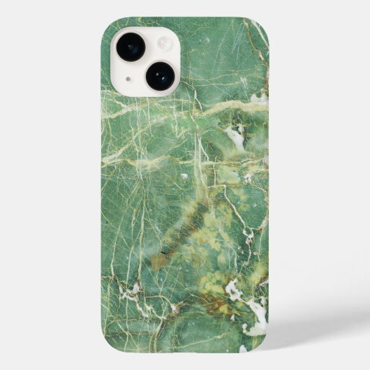 Classy Groen Wit Marmeren Patroon iPhone / Android Case-Mate iPhone Case (Achterkant)