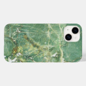 Classy Groen Wit Marmeren Patroon iPhone / Android Case-Mate iPhone Case (Achterkant (horizontaal))