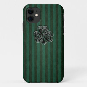 Classy grundge green, Iers boetshamrock iPhone 11 Hoesje