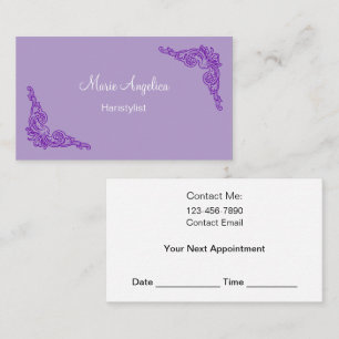 Classy Haarstylist Afspraak Visitekaartjes Nieuw