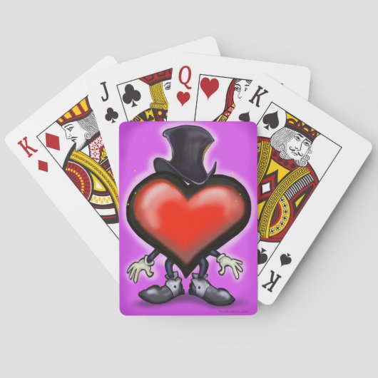 Classy Heart Speelkaarten (Achterkant)