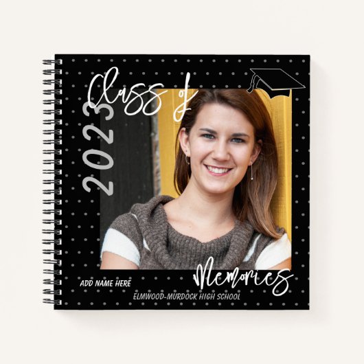 Classy High School Afstuderen Ideeën Notitieboek (Voorkant)