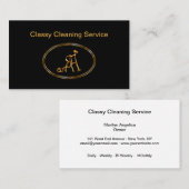 Classy House Cleaning Service Visitekaartje (Voorkant / Achterkant)