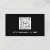 Classy House Cleaning Services Maid Laundy QR Code Visitekaartje (Achterkant)