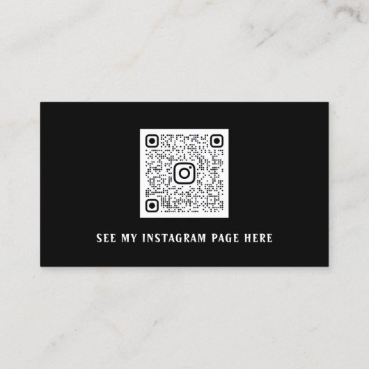 Classy House Cleaning Services Maid Laundy QR Code Visitekaartje (Achterkant)