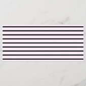 Classy huwelijksmenu met schetstekening menu (Achterkant)