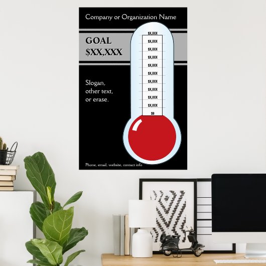 Classy in Black Goals Poster (Thuiskantoor)