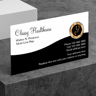 Classy Insurance Representative Visitekaartje