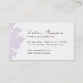 Classy Interior Designer Visitekaartjes (Achterkant)