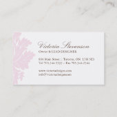 Classy Interior Designer Visitekaartjes (Achterkant)