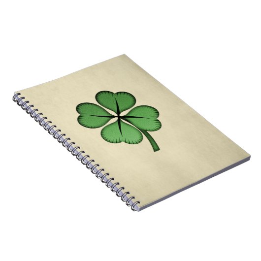 Classy Irish Lucky Shamrock Notitieboek (Rechterzijde)