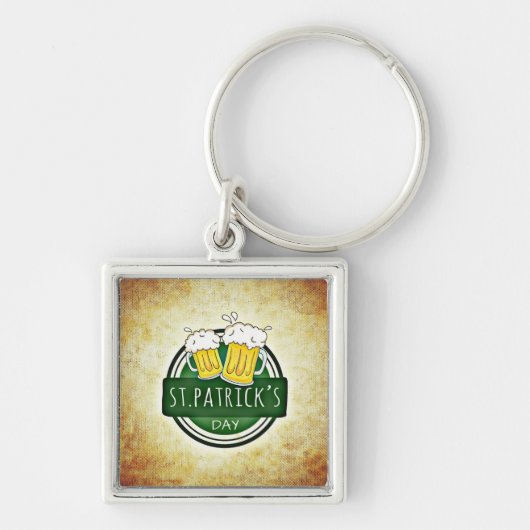 Classy Irish St. Patrick's Day Sleutelhanger (Voorkant)
