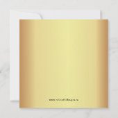 Classy-kerstfeestuitnodiging Kaart (Achterkant)