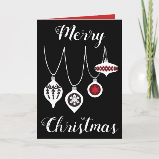 Classy Kerstmis Kaart (Voorkant)