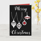 Classy Kerstmis Kaart (Gele Bloem)