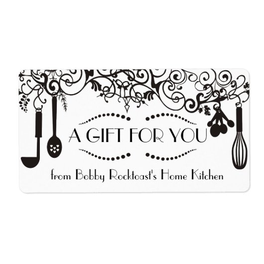 Classy koele sierchef catering culinair etiket (Voorkant)