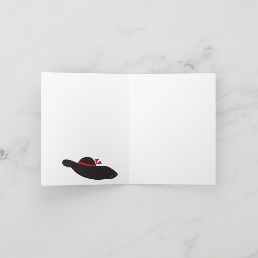 Classy Lady carte rouge (Intérieur)