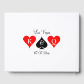 Classy Las Vegas droombestemming bruiloft op maat Gastenboek (Achterkant)