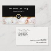 Classy Law Kantoor Design Visitekaartje (Voorkant / Achterkant)