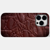 Classy lederen textuur Case-Mate iPhone case (Achterkant (horizontaal))