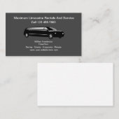 Classy Limousine Chauffeur Service Visitekaartje (Voorkant / Achterkant)