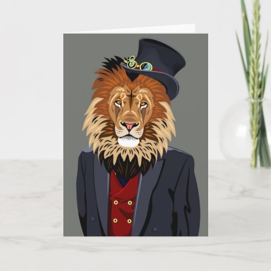 Classy Lion Kaart (Voorkant)