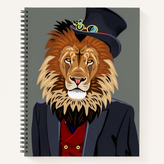 Classy Lion Notitieboek (Voorkant)
