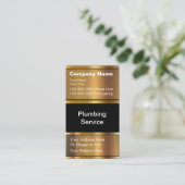 Classy Loodgieter Visitekaartjes (Staand voorkant)