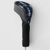 Classy Look van Blue Pareltjes Monogram Golfheadcover (Schuin)