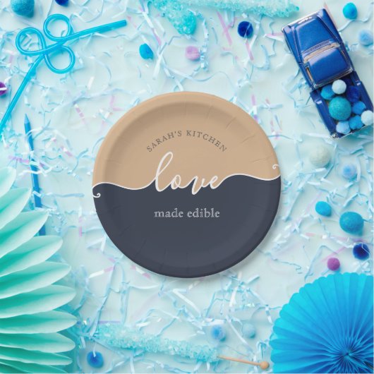 Classy Love maakte Eetable Script Papieren Bordje (Feest)