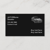 Classy luxe auto detaillering visitekaartje (Achterkant)