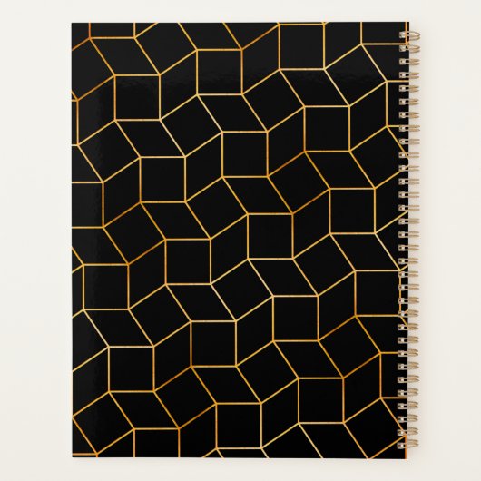 Classy Luxury Abstrait Black Gold Professional (Dos)