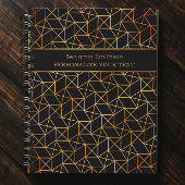 Classy Luxury Abstrait Black Gold Professional