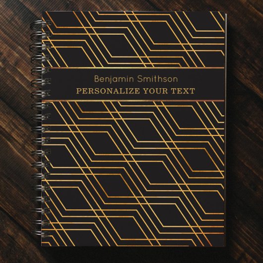 Classy Luxury Abstrait Black Gold Professional
