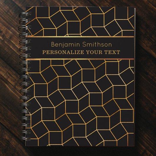 Classy Luxury Abstrait Black Gold Professional