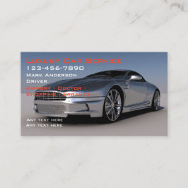 Classy Luxury Car Service Taxi Visitekaartje