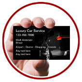 Classy Luxury Car Service Taxi Visitekaartje
