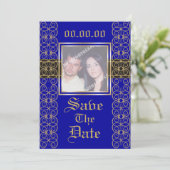 Classy Luxury Save the Date Uitnodigingen voor fot (Staand voorkant)