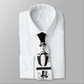Classy, man met een scherpe kleed stropdas (Gebonden)